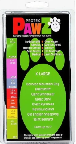 Pawz Dog Boots Black XL| Koiran Tossut