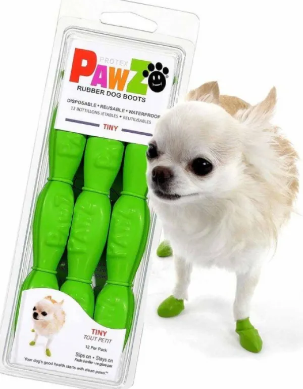 Pawz Koiran Tossut^Dog Boots Color Apple Green Tiny