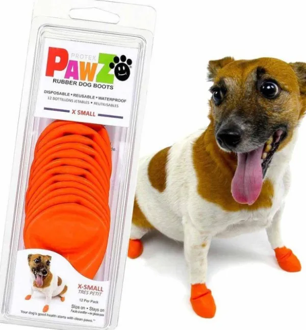 Pawz Dog Boots Color Orange XS| Koiran Tossut