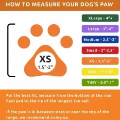 Pawz Dog Boots Color Orange XS| Koiran Tossut