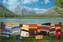 Pendleton Makuupussilakanat, peitot ja retkityynyt^National Park Full Blanket huopa, Grand Canyon Navy