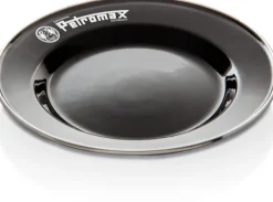 Petromax Astiat Ja Ruokailuvälineet^Enamel Plates 22 cm Black 2-pack