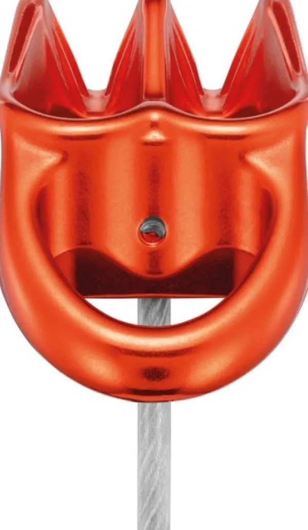 Petzl Kiipeilyvarusteet^Belay Device Reverso köysijarru, Red/Orange