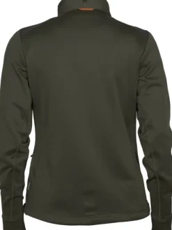 Pinewood Naisten metsästysvaatteet/Naisten Metsästyspaidat^Abisko Power Fleece naisten fleecetakki, tummanvihreä