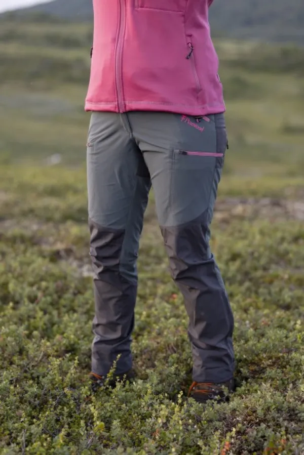 Pinewood Abisko Trouser naisten ulkoiluhousut, Urban Grey/Dark Anthracite| Naisten metsästysvaatteet/Naisten Metsästyshousut
