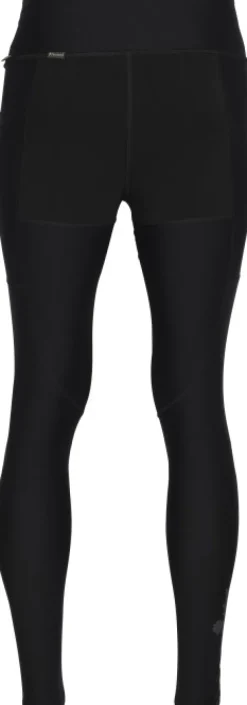 Pinewood Finnveden Active Tights naisten ulkoilutrikoot, musta| Retkeilyhousut