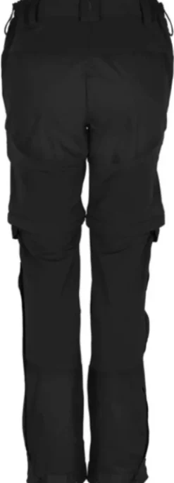 Pinewood Outlet - Metsästysvaatteet^Finnveden Hybrid Zipoff Trousers naisten katkolahjehousut, musta