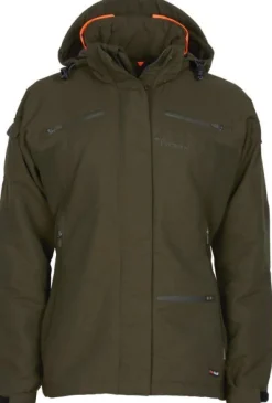 Pinewood Metsästystakit/Softshell- Ja Tuulenpitävät Takit Metsälle^Hunter Pro Xtr 2.0 Jacket naisten metsästystakki, tummanvihreä