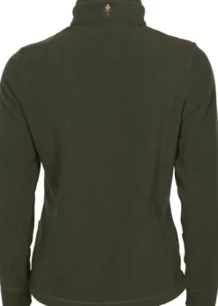 Pinewood Småland Hunters Half Zip Fleece Sweater naisten fleecepaita, ruskea/tummanvihreä| Naisten metsästysvaatteet/Naisten Metsästyspaidat