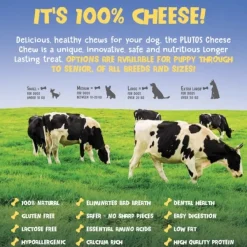 PLUTOS Juusto & Lohi Koiranpuruluu Medium| Puruluut
