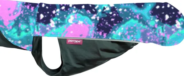 Pomppa Jumppa koiran fleecetakki, 31 - 34 cm, Aurora| Fleecetakit