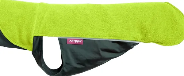 Pomppa Fleecetakit^Jumppa koiran fleecetakki, 31 - 34 cm, Lime