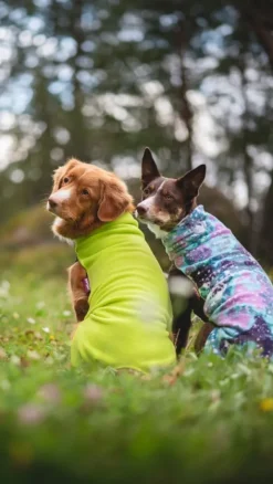 Pomppa Jumppa koiran fleecetakki, 44 - 48 cm, Aurora| Fleecetakit