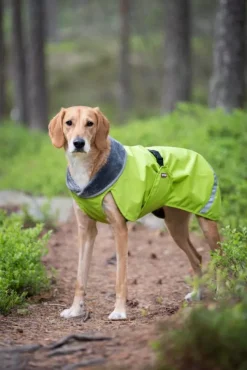 Pomppa Kevyt koiran välikausitakki, 52 - 56 cm, Lime| Sadetakit