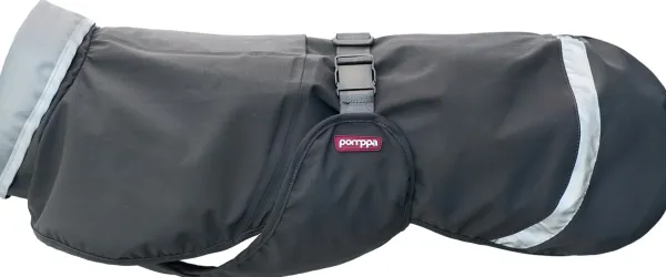 Pomppa Sadetakit^Kuori koiran sadetakki, 31-34 cm, Graphite