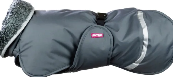 Pomppa Toppa erittäin lämmin talvitakki, 52 - 56 cm, harmaa| Talvitakit