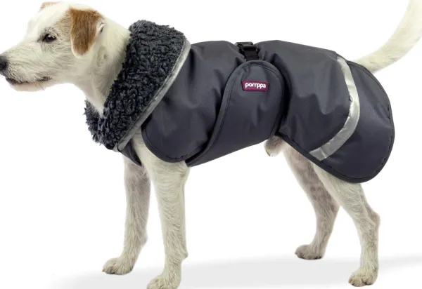 Pomppa Talvitakit^Toppa erittäin lämmin talvitakki, 31 - 34 cm, harmaa