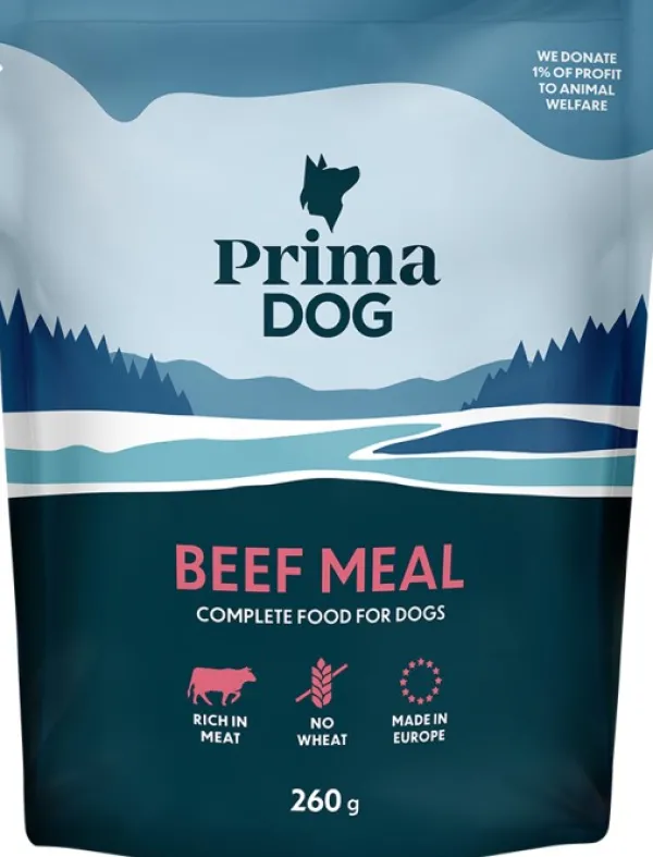 PrimaDog Prima Pihviateria 260 G| Koiran Märkäruoka
