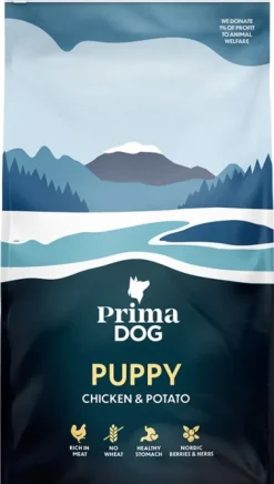 PrimaDog Puppy Chicken & Potato 10 kg| Koiran Kuivaruoka