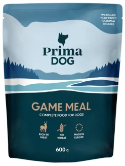 PrimaDog Vilt Måltid märkäruoka, 600g| Koiran Märkäruoka