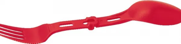 Primus Astiat Ja Ruokailuvälineet^-taittuva lusikka-haarukka, punainen