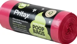 Pritax Koirankakkapussit^Pluto koirankakkapussit 50 kpl vaalenpunainen