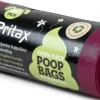 Pritax Pluto Poop Bags 50 pcs Burgundy| Koirankakkapussit