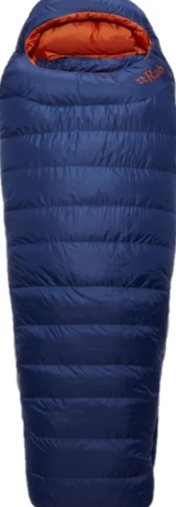 Rab Makuupussit/Kolmen Vuodenajan Makuupussit^Ascent 700 untuvamakuupussi, naisten malli, -9°C Nightfall Blue