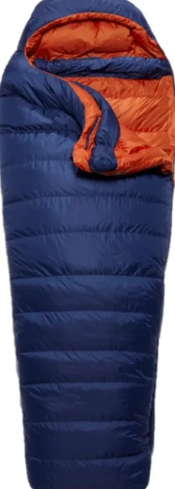 Rab Makuupussit/Kolmen Vuodenajan Makuupussit^Ascent 700 untuvamakuupussi, naisten malli, -9°C Nightfall Blue