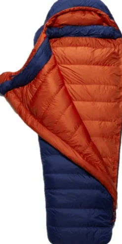 Rab Makuupussit/Kolmen Vuodenajan Makuupussit^Ascent 700 untuvamakuupussi, naisten malli, -9°C Nightfall Blue