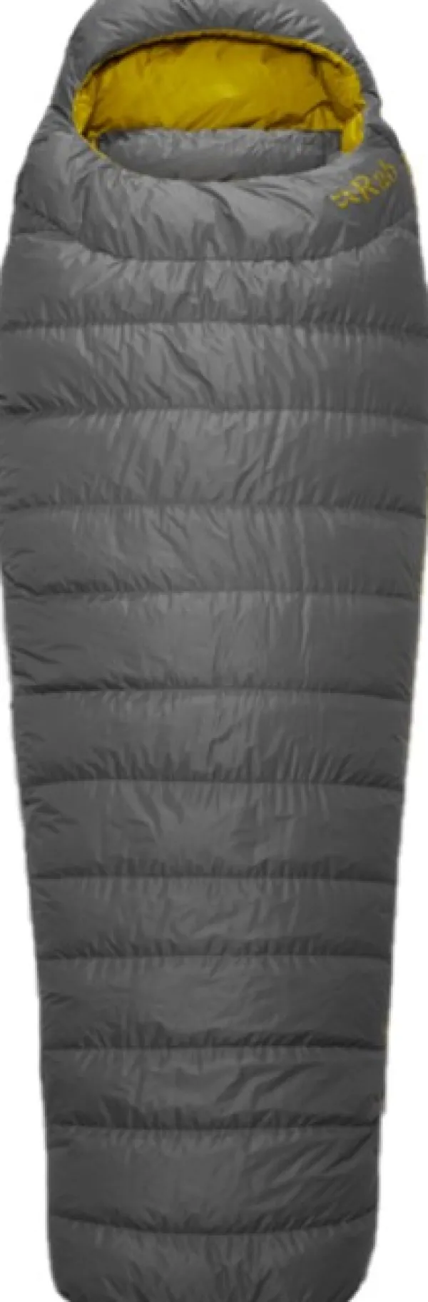 Rab Ascent Pro 400 untuvamakuupussi, pitkä malli, Granite| Makuupussit/Kolmen Vuodenajan Makuupussit