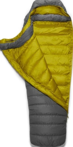 Rab Ascent Pro 400 untuvamakuupussi, pitkä malli, Granite| Makuupussit/Kolmen Vuodenajan Makuupussit