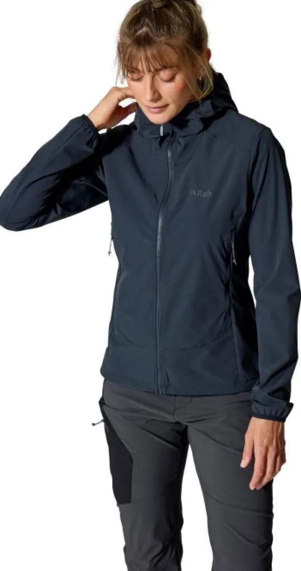Rab Borealis Hoody Womens Beluga| Softshelltakit Ja Tuulenpitävät Takit