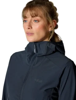 Rab Borealis Hoody Womens Beluga| Softshelltakit Ja Tuulenpitävät Takit