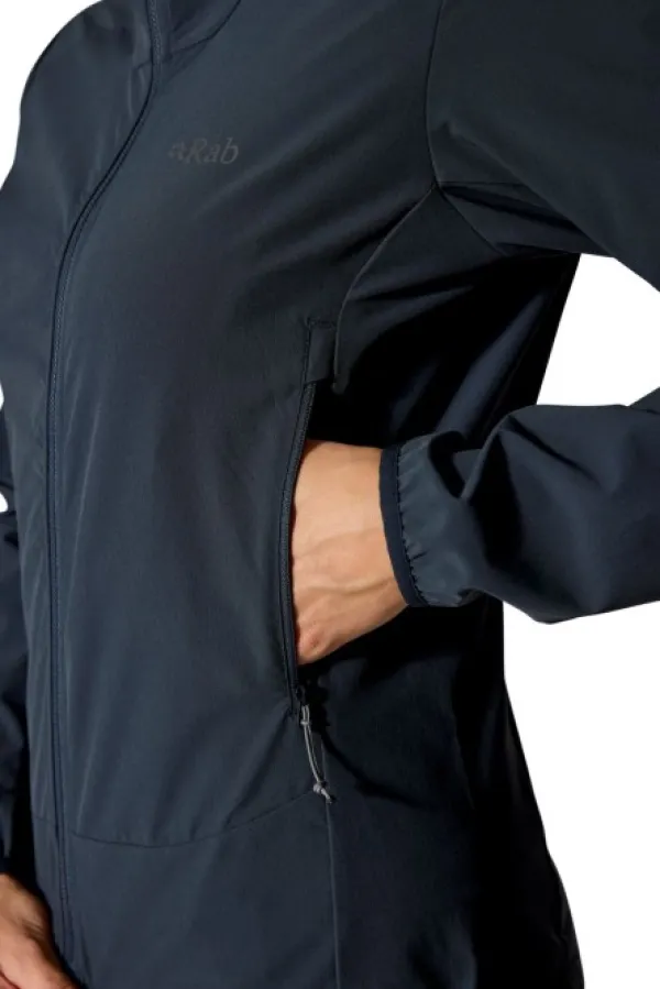 Rab Borealis Hoody Womens Tempest Blue| Softshelltakit Ja Tuulenpitävät Takit