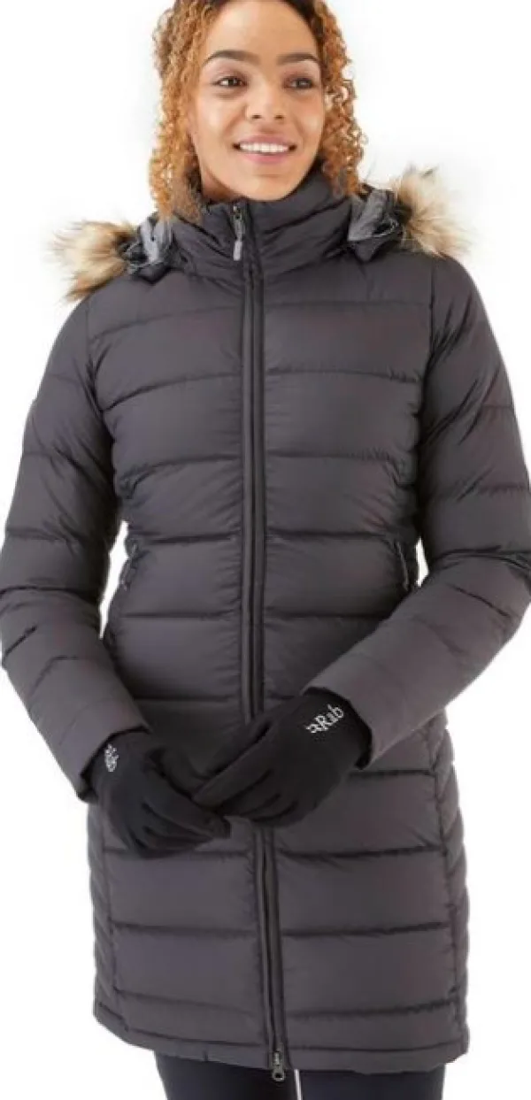 Rab Deep Cover Parka naisten untuvatakki, musta| Talvitakit