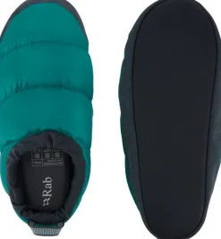 Rab Tossut^Down Hut Slipper untuvatohvelit, sinivihreä