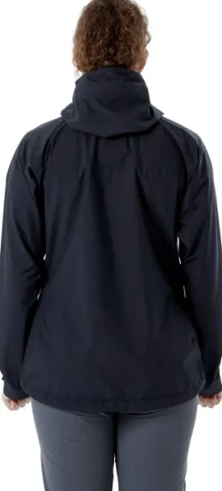 Rab Downpour Eco Jacket naisten ulkoilutakki, musta| Sadevaatteet
