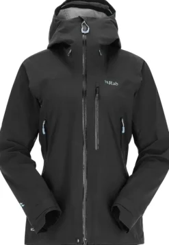 Rab Firewall Jacket naisten kuoritakki, musta| Sadevaatteet