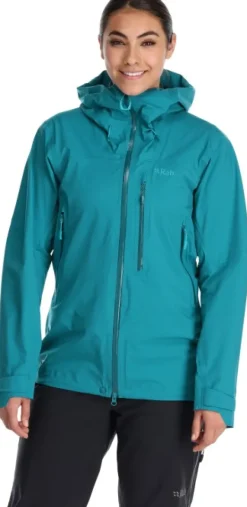 Rab Firewall Jacket naisten kuoritakki, musta| Sadevaatteet