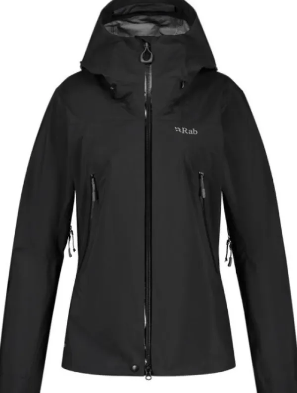 Rab Kuori- Ja Sadetakit^Kangri GTX naisten kuoritakki, musta