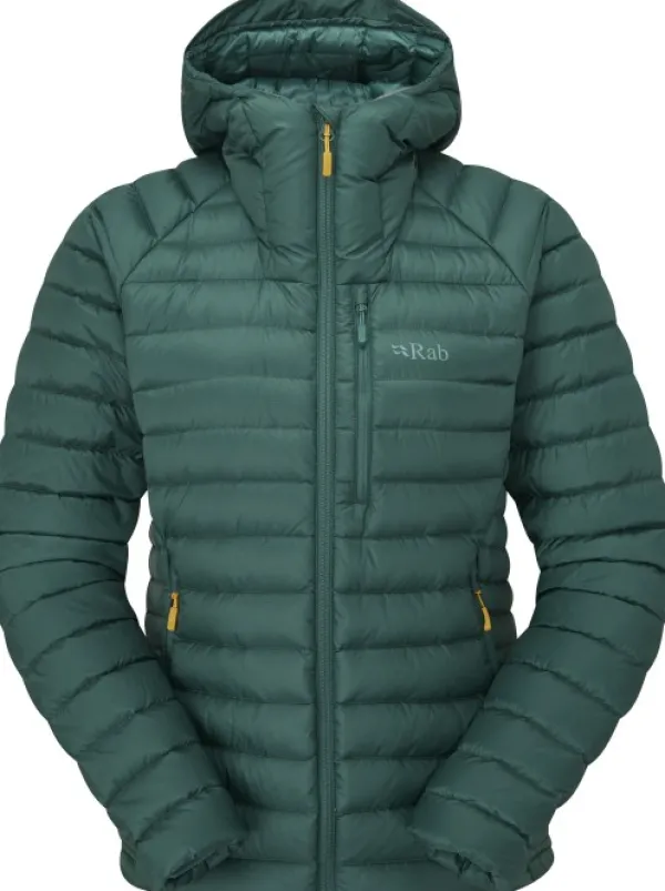 Rab Talvitakit^Microlight Alpine Jacket naisten untuvatakki, Green Slate