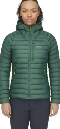 Rab Talvitakit^Microlight Alpine Jacket naisten untuvatakki, Green Slate
