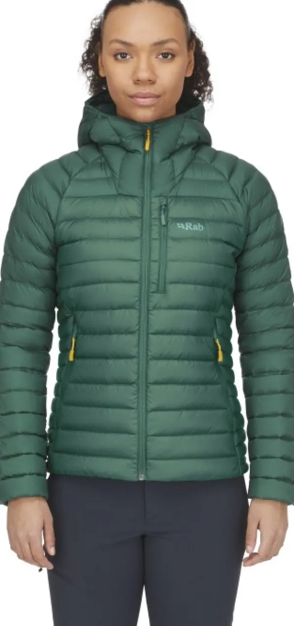 Rab Talvitakit^Microlight Alpine Jacket naisten untuvatakki, Green Slate