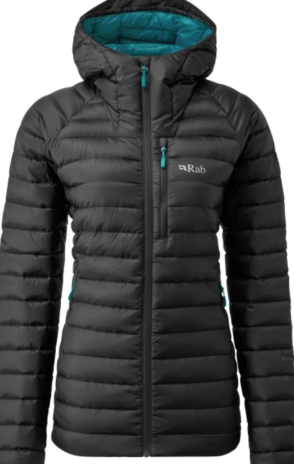 Rab Talvitakit^Microlight Alpine Long Jacket naisten untuvatakki, musta
