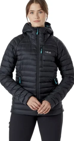 Rab Talvitakit^Microlight Alpine Long Jacket naisten untuvatakki, musta