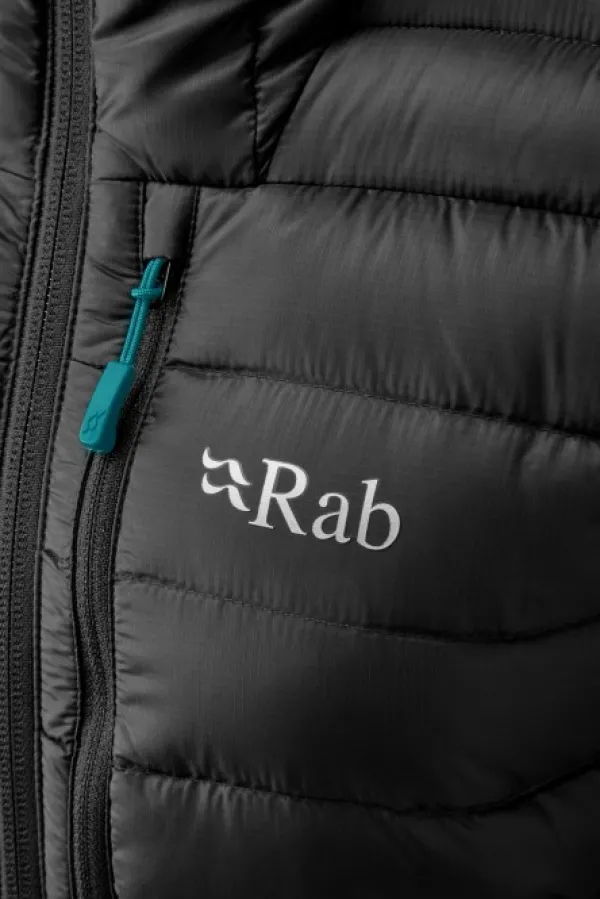 Rab Talvitakit^Microlight Alpine Long Jacket naisten untuvatakki, musta