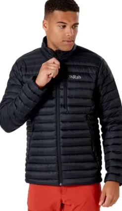 Rab Untuvatakit^Microlight Jacket untuvatakki, musta