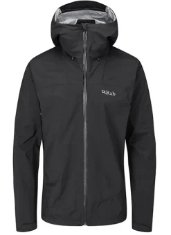 Rab M's Downpour Plus 2.0 kuoritakki, musta| Sadevaatteet