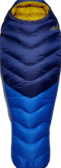Rab Makuupussit/Syys- Ja Talvimakuupussit^Neutrino 600 untuvamakuupussi, naisten malli, Left Zip -12°C Nightfall Blue